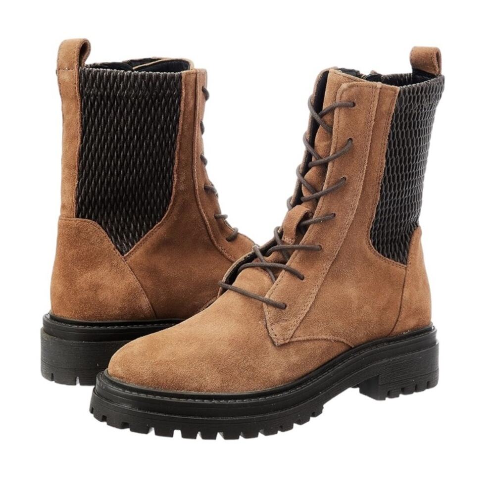 NWOT Women's  Geox Iridea Respira Brown Coffee Leather Boot – Sz EU39/US9